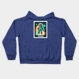 Astronaut in outer space Kids Hoodie